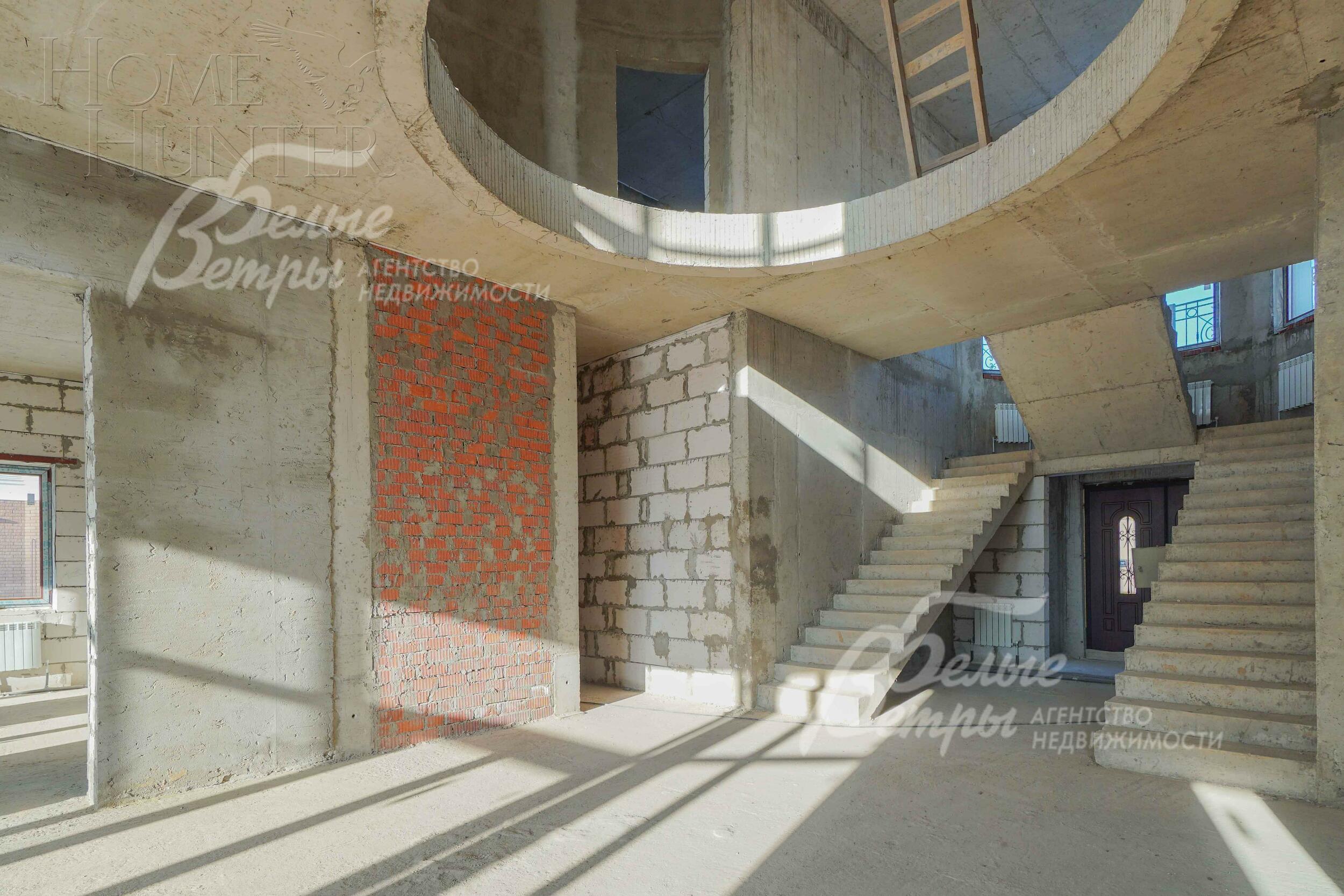 2-этажный коттедж 855 м² без отделки