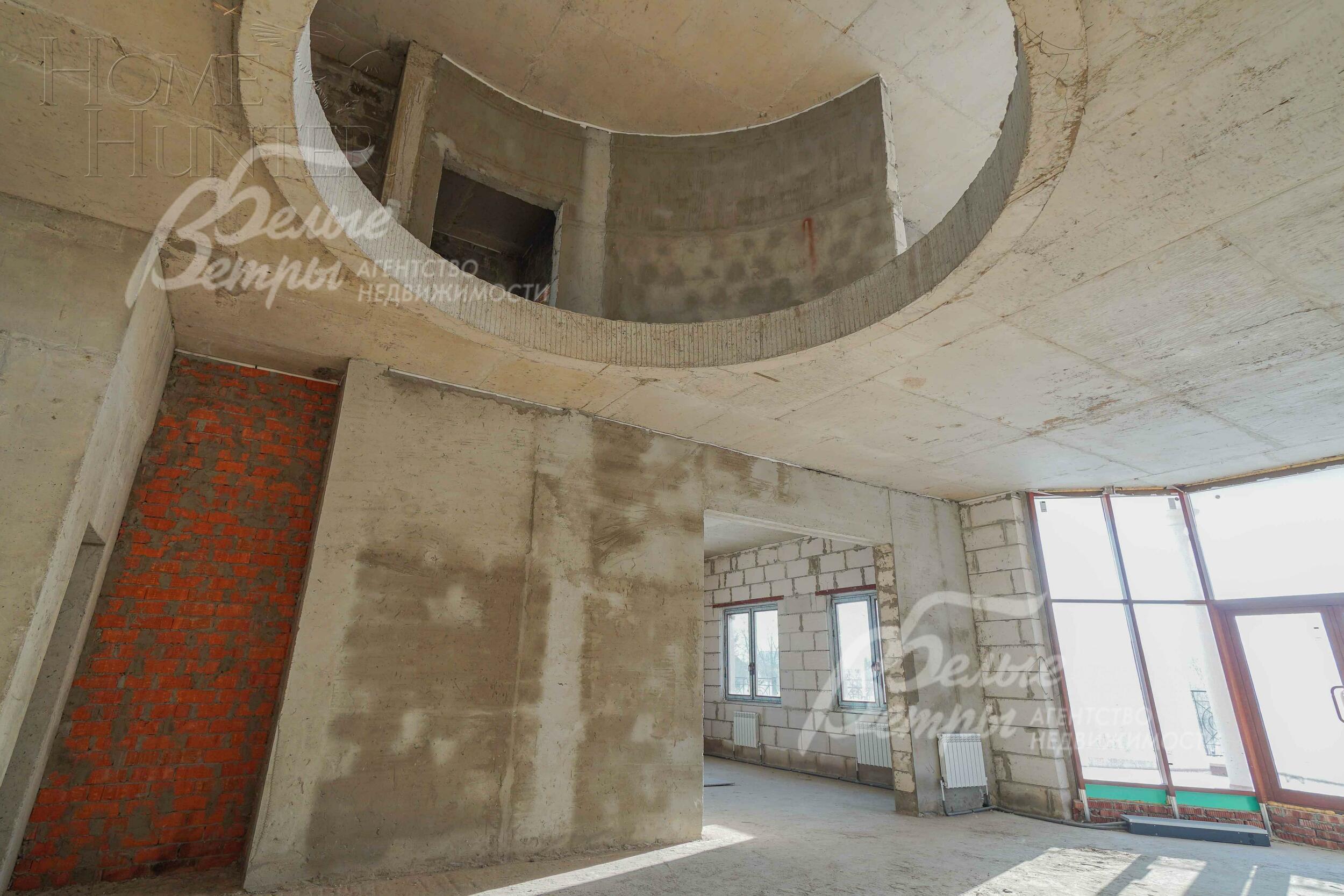 2-этажный коттедж 855 м² без отделки