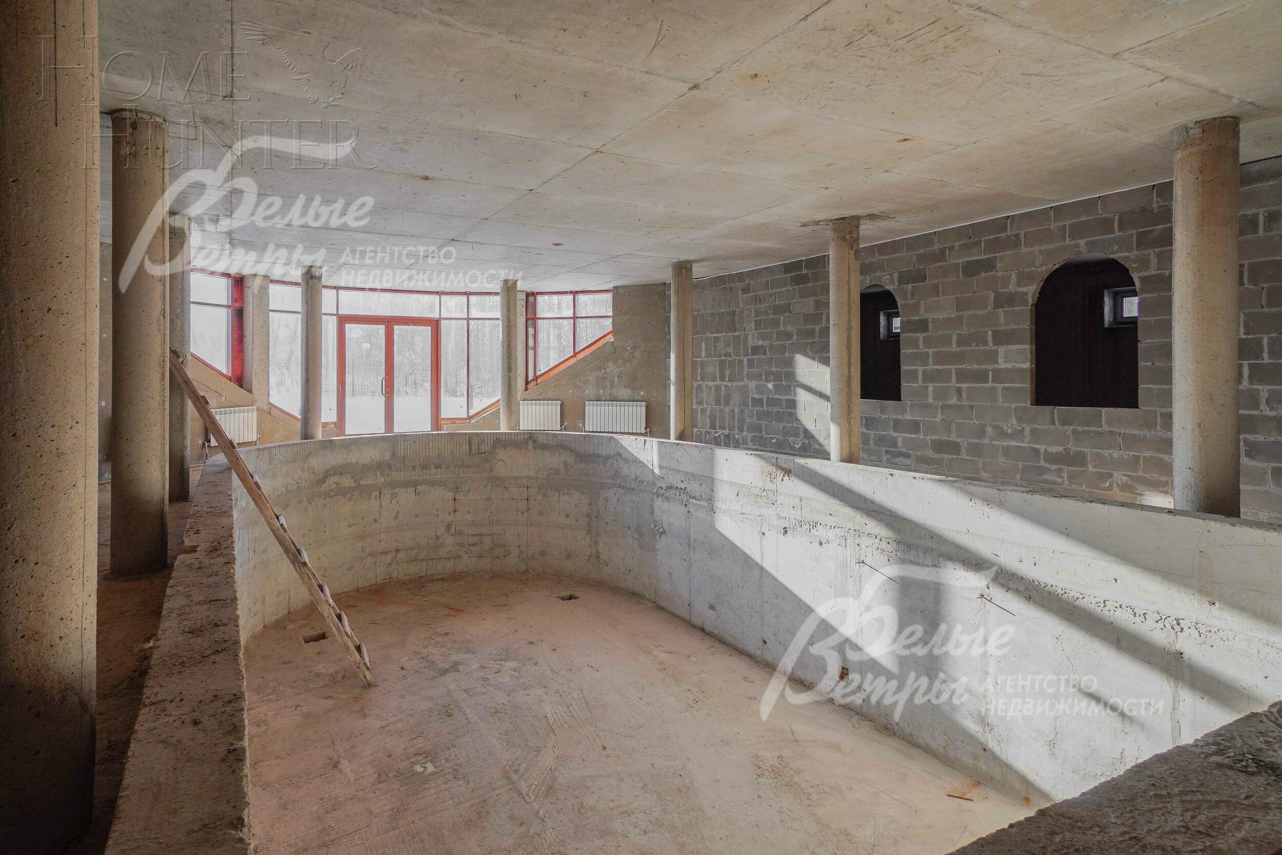 2-этажный коттедж 855 м² без отделки