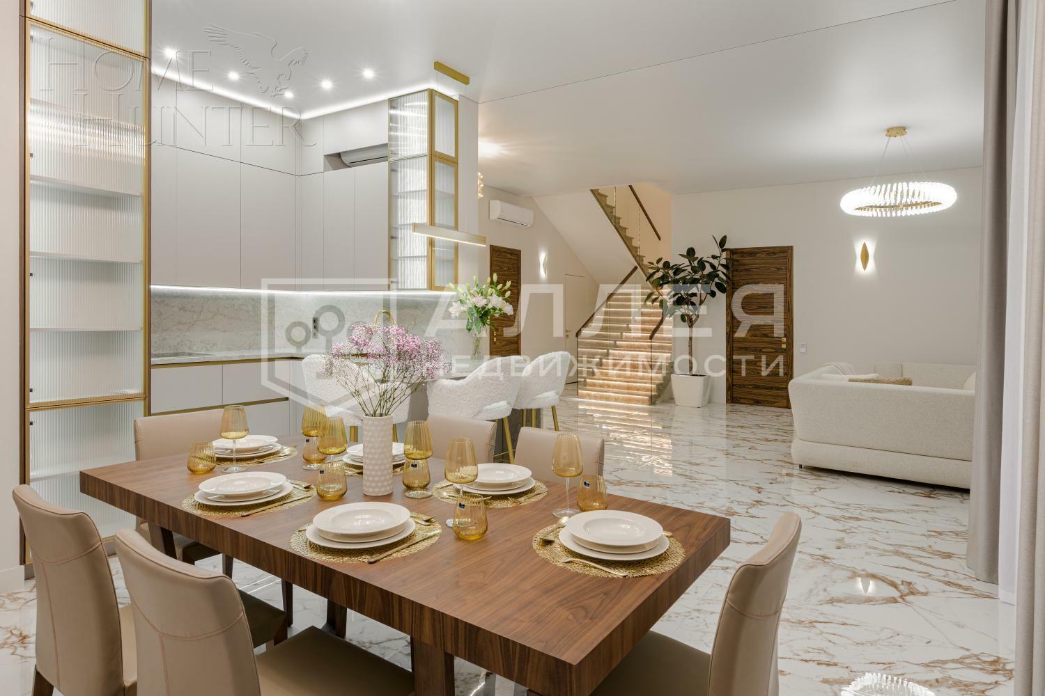 2-этажный коттедж 350 м² с отделкой