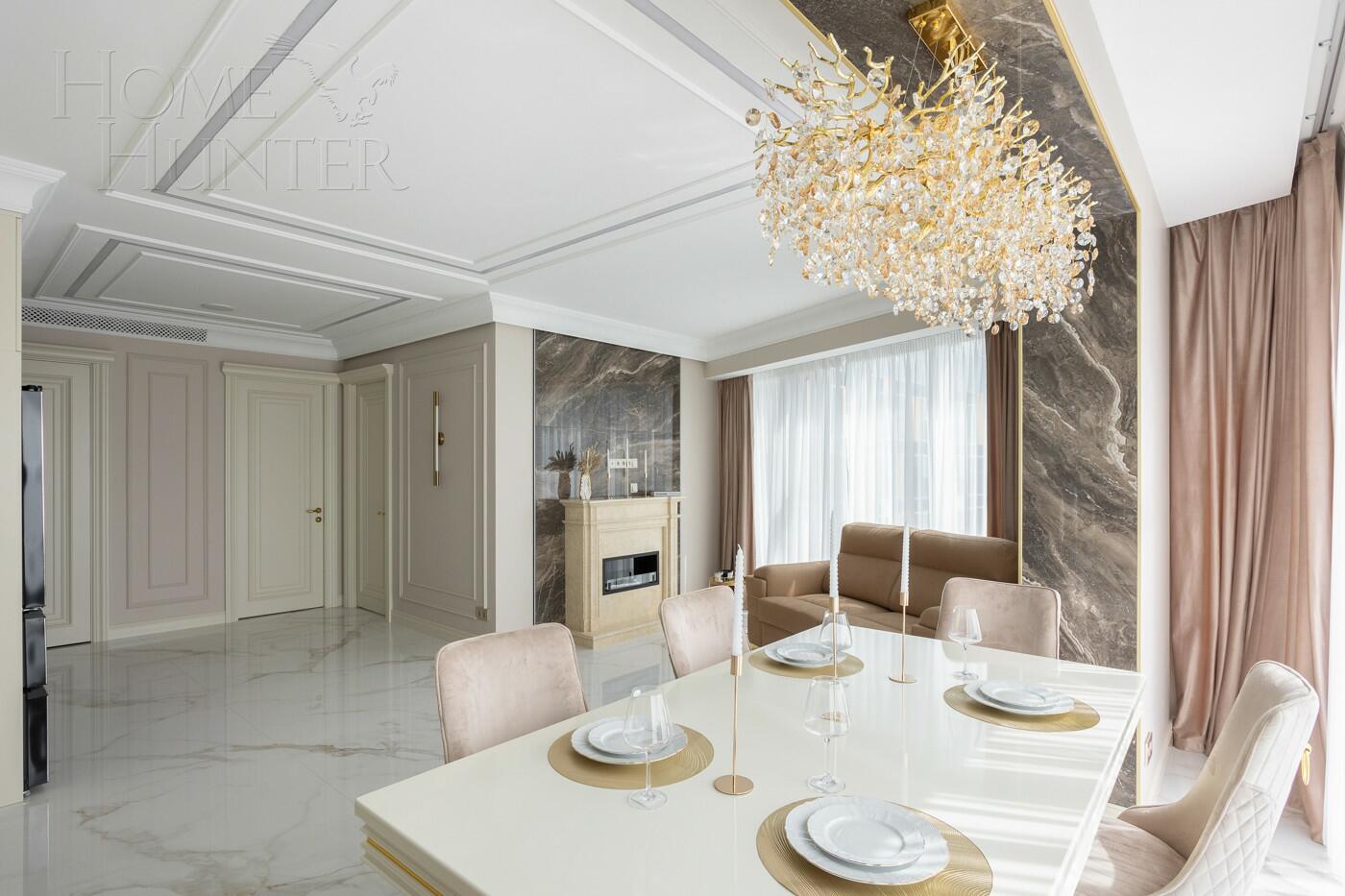 5-КОМН. КВАРТИРА С ОТДЕЛКОЙ 143 М² НА 15 ЭТАЖЕ