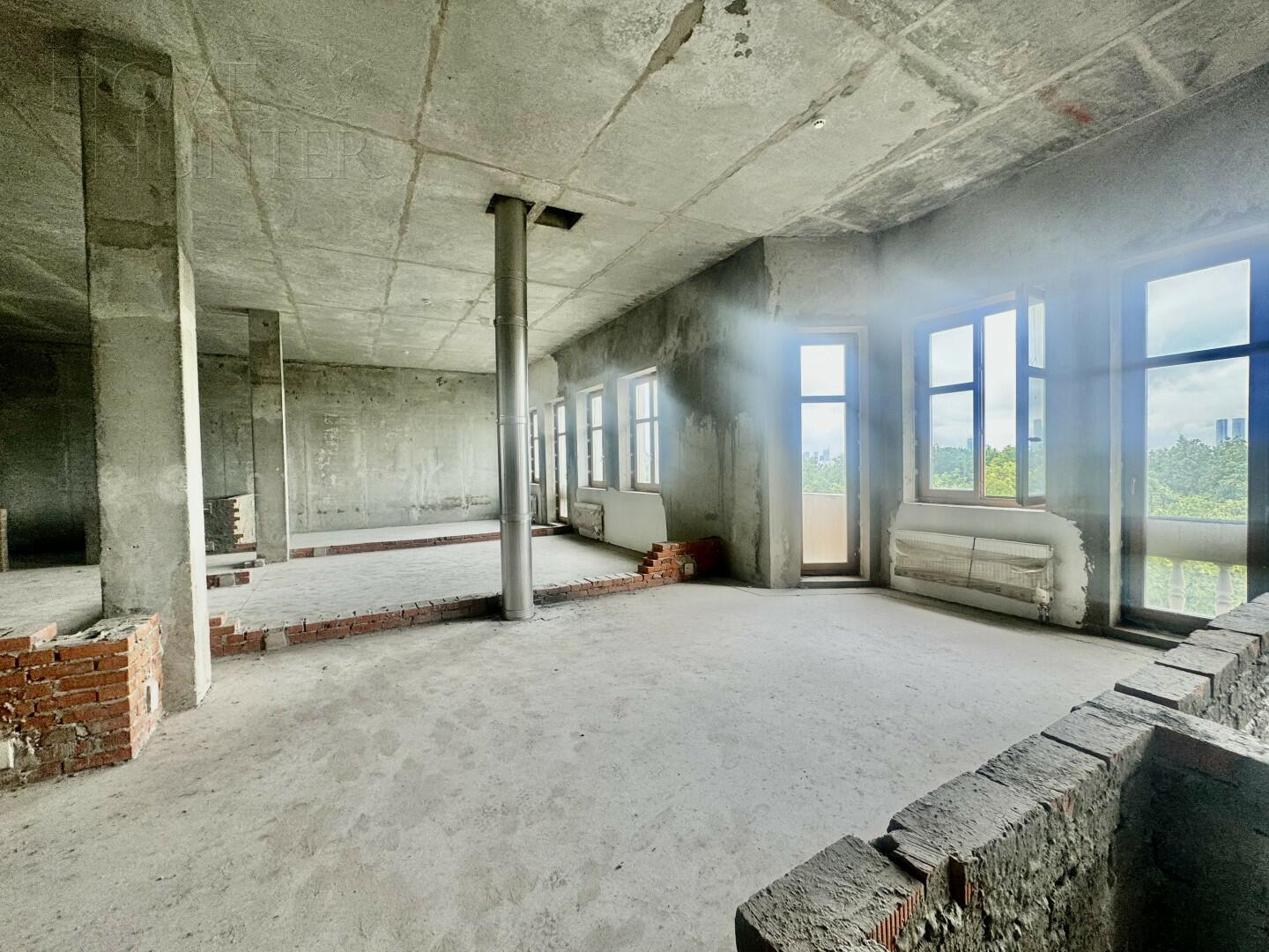 1-КОМН. ПЕНТХАУС БЕЗ ОТДЕЛКИ 524 М² НА 6 ЭТАЖЕ