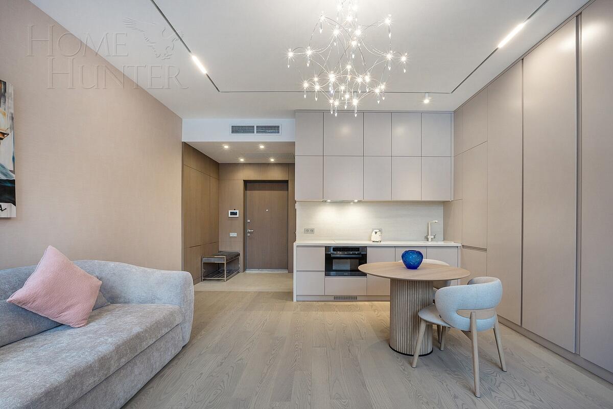 1-КОМН. АПАРТАМЕНТЫ С ОТДЕЛКОЙ 34.1 М² НА 2 ЭТАЖЕ