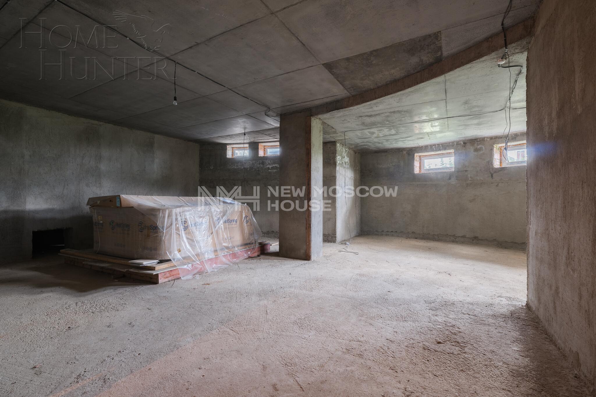 3-этажный коттедж 1 124 м² без отделки