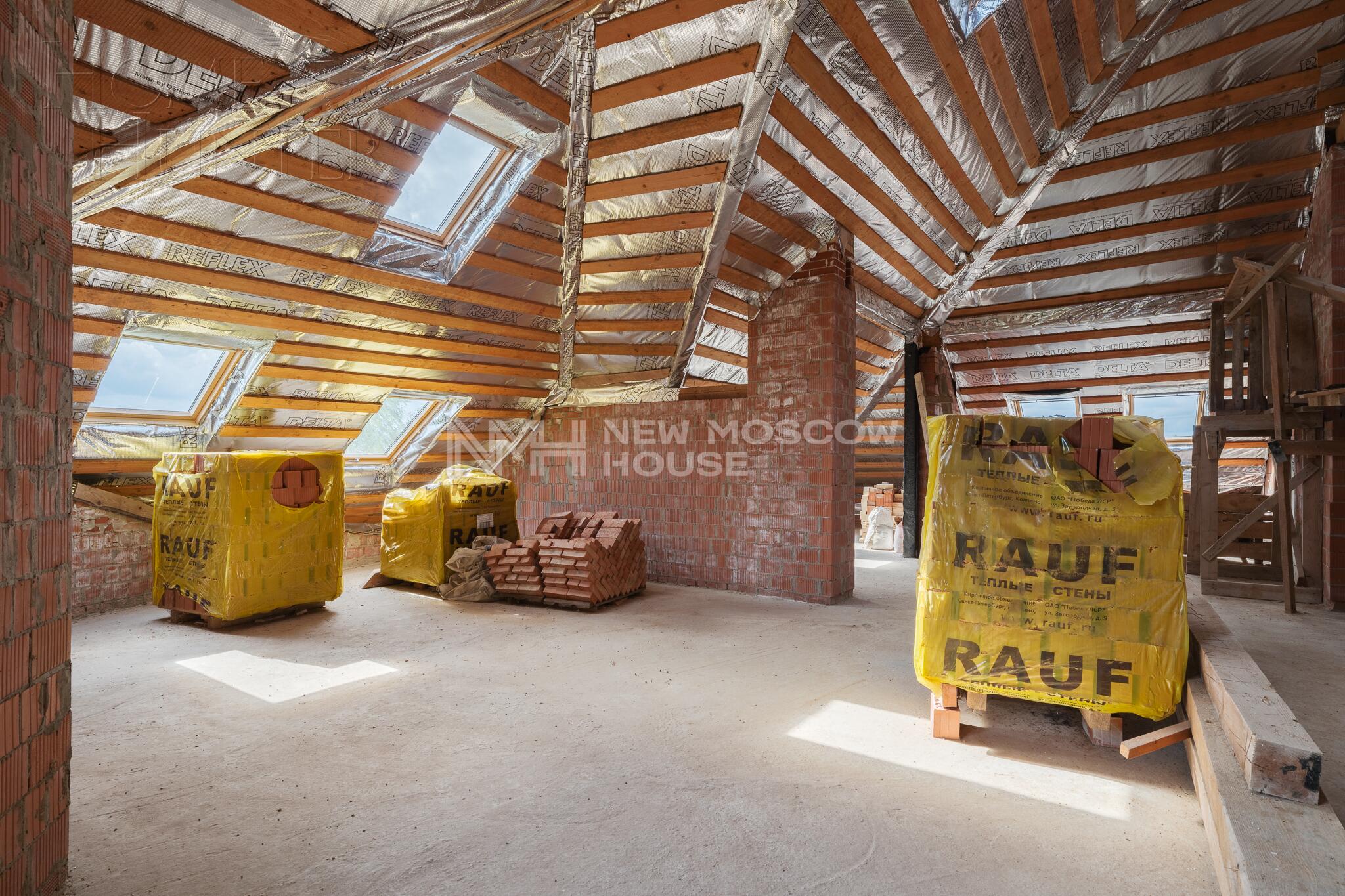 3-этажный коттедж 1 124 м² без отделки