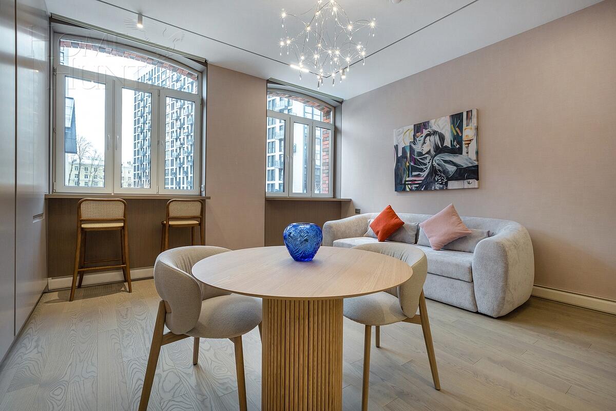 1-КОМН. АПАРТАМЕНТЫ С ОТДЕЛКОЙ 34.1 М² НА 2 ЭТАЖЕ