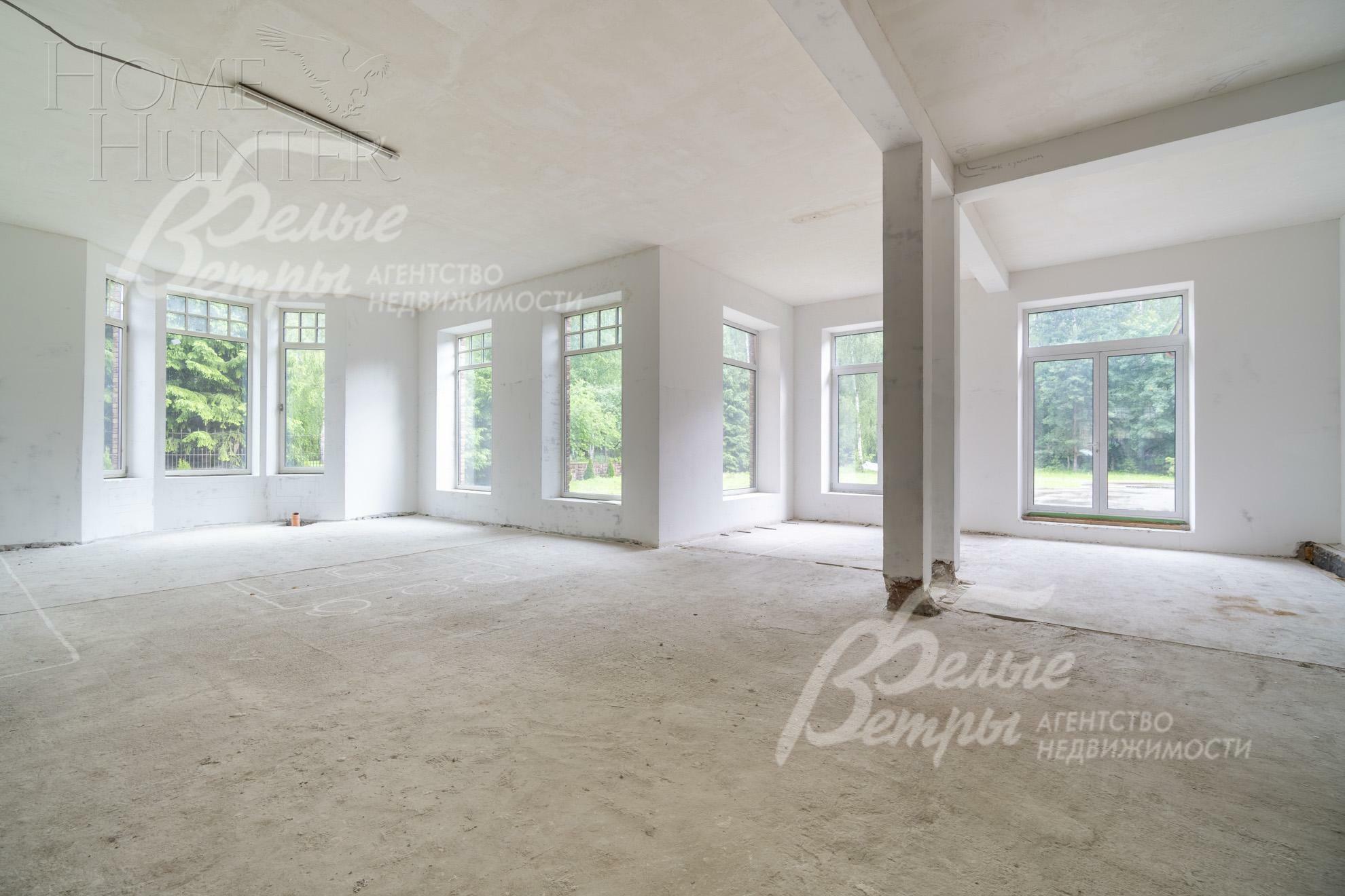 2-этажный коттедж 1 660 м² без отделки