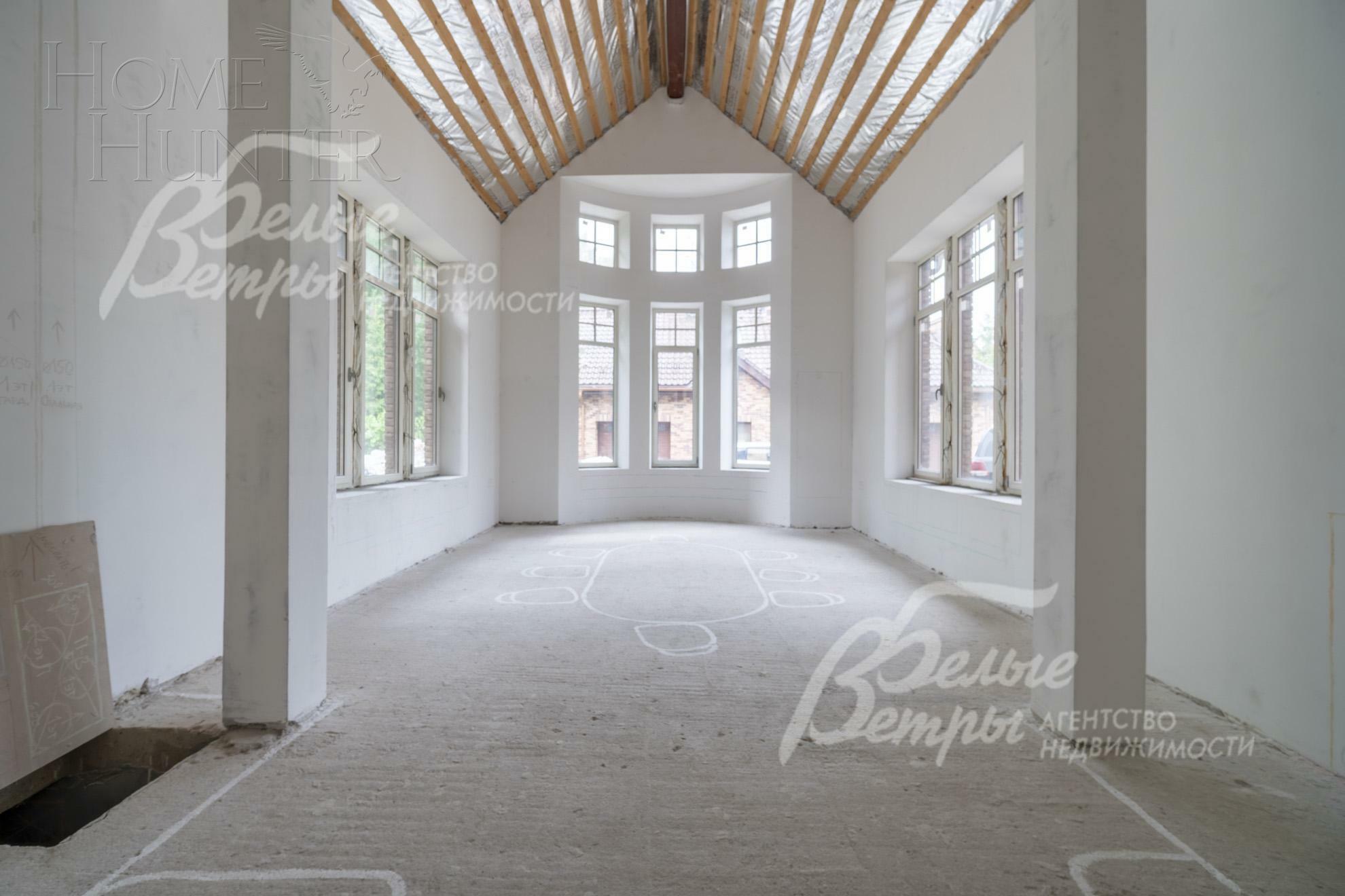 2-этажный коттедж 1 660 м² без отделки