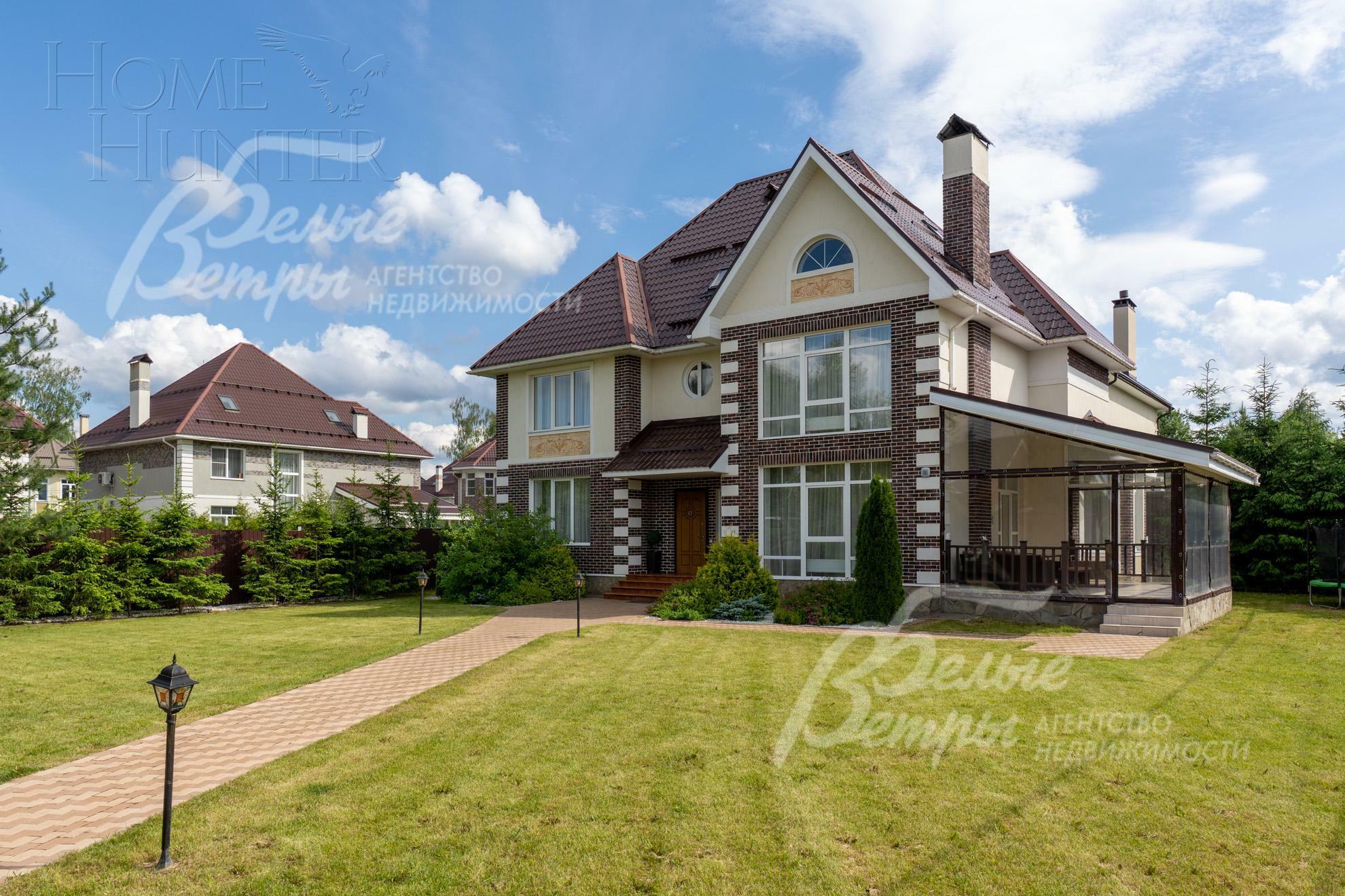 2-этажный коттедж 350 м² с отделкой