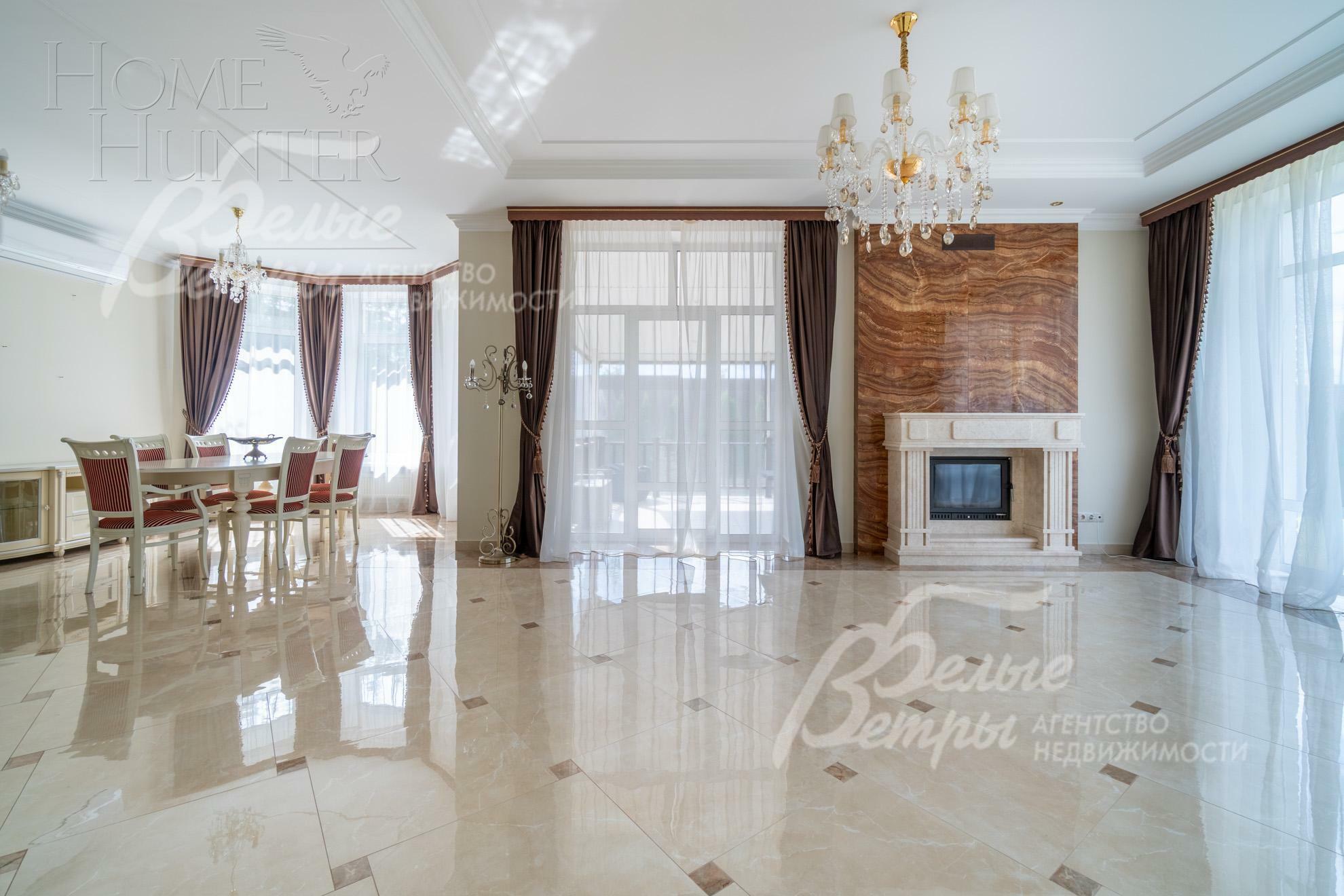 2-этажный коттедж 350 м² с отделкой