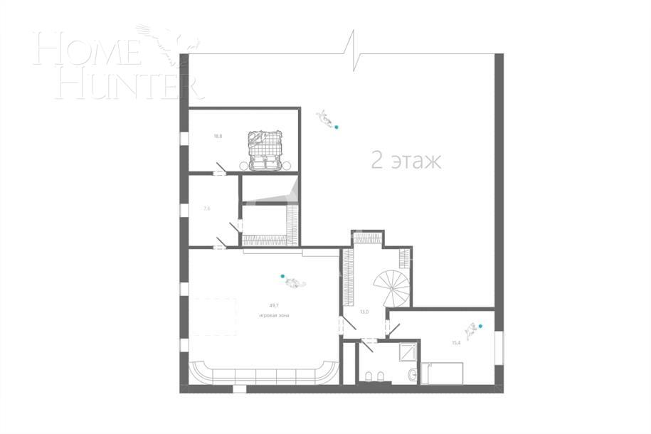 2-УРОВНЕВАЯ КВАРТИРА С ОТДЕЛКОЙ 218.6 М² НА 14 ЭТАЖЕ