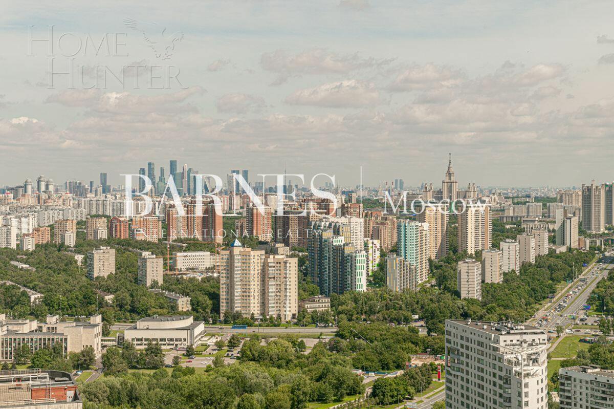5-КОМН. ПЕНТХАУС С ОТДЕЛКОЙ 190 М² НА 33 ЭТАЖЕ