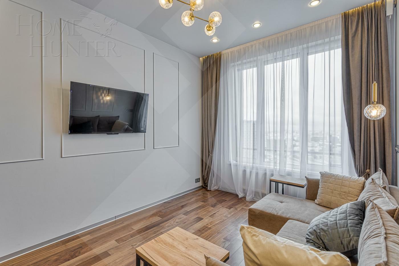 3-КОМН. КВАРТИРА С ОТДЕЛКОЙ 72 М² НА 40 ЭТАЖЕ