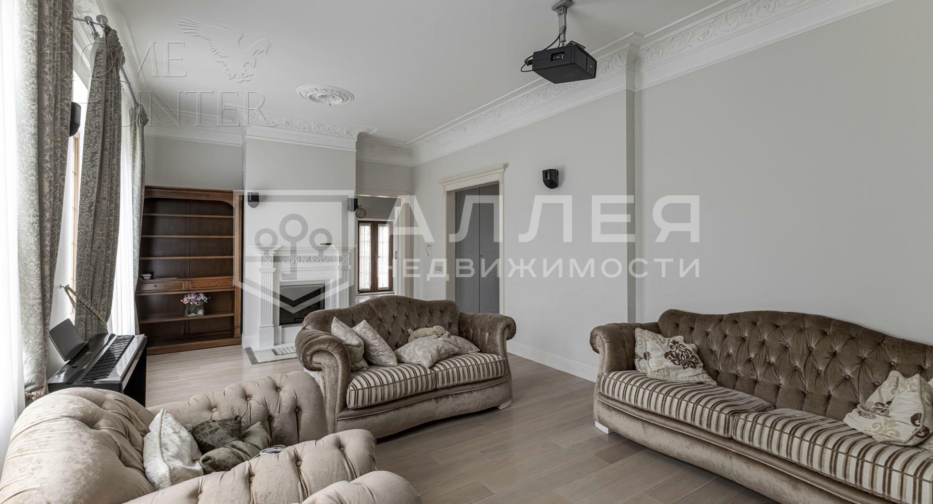 2-этажный коттедж 400 м² с отделкой
