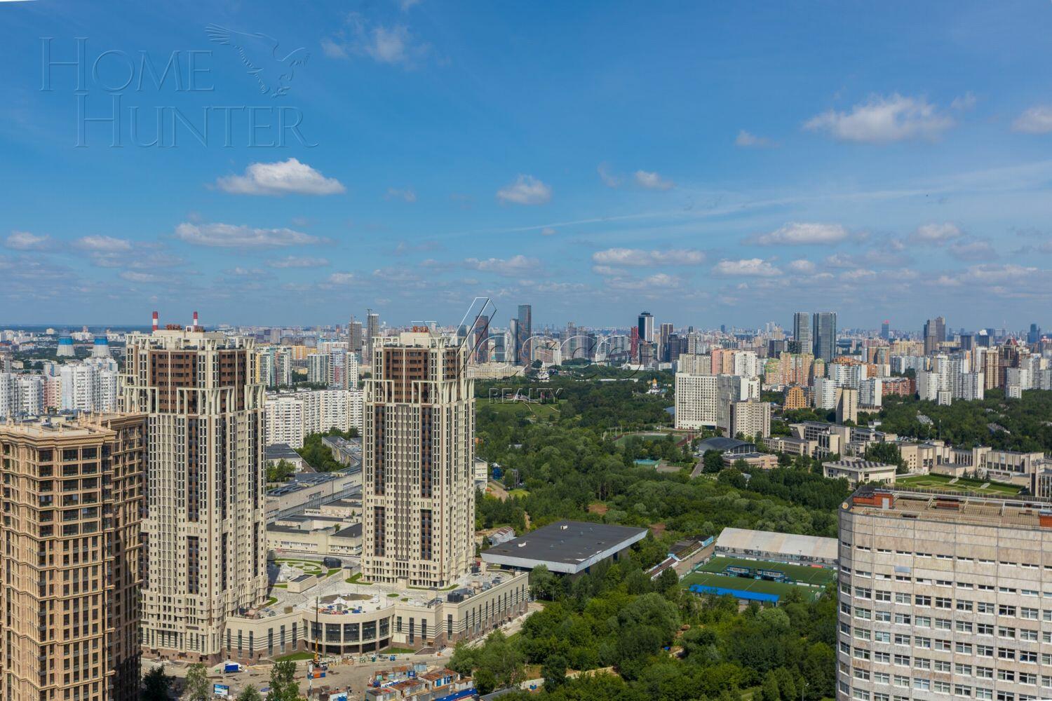 5-КОМН. ПЕНТХАУС С ОТДЕЛКОЙ 190 М² НА 33 ЭТАЖЕ