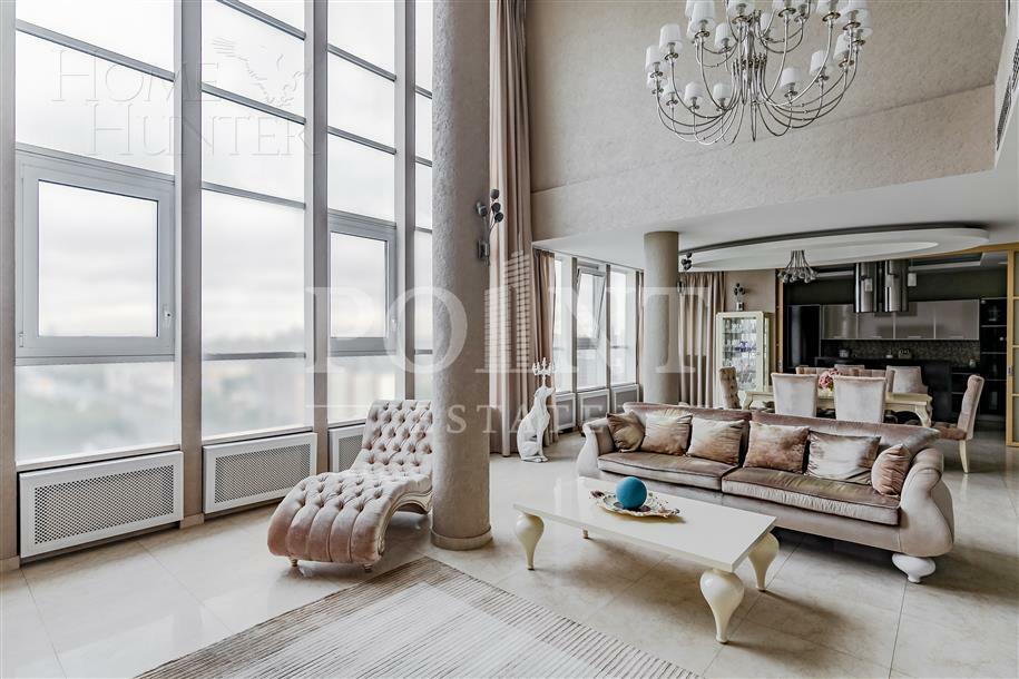 2-УРОВНЕВЫЙ ПЕНТХАУС С ОТДЕЛКОЙ 205 М² НА 24 ЭТАЖЕ