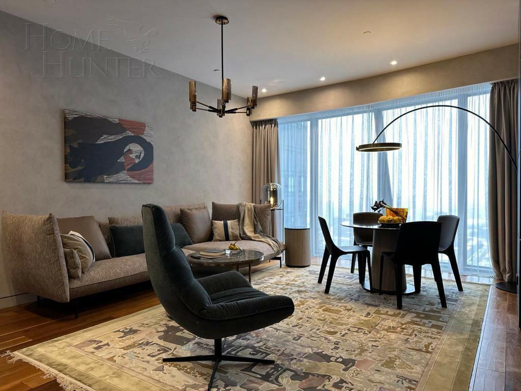 2-КОМН. АПАРТАМЕНТЫ С ОТДЕЛКОЙ 95.4 М² НА 30 ЭТАЖЕ