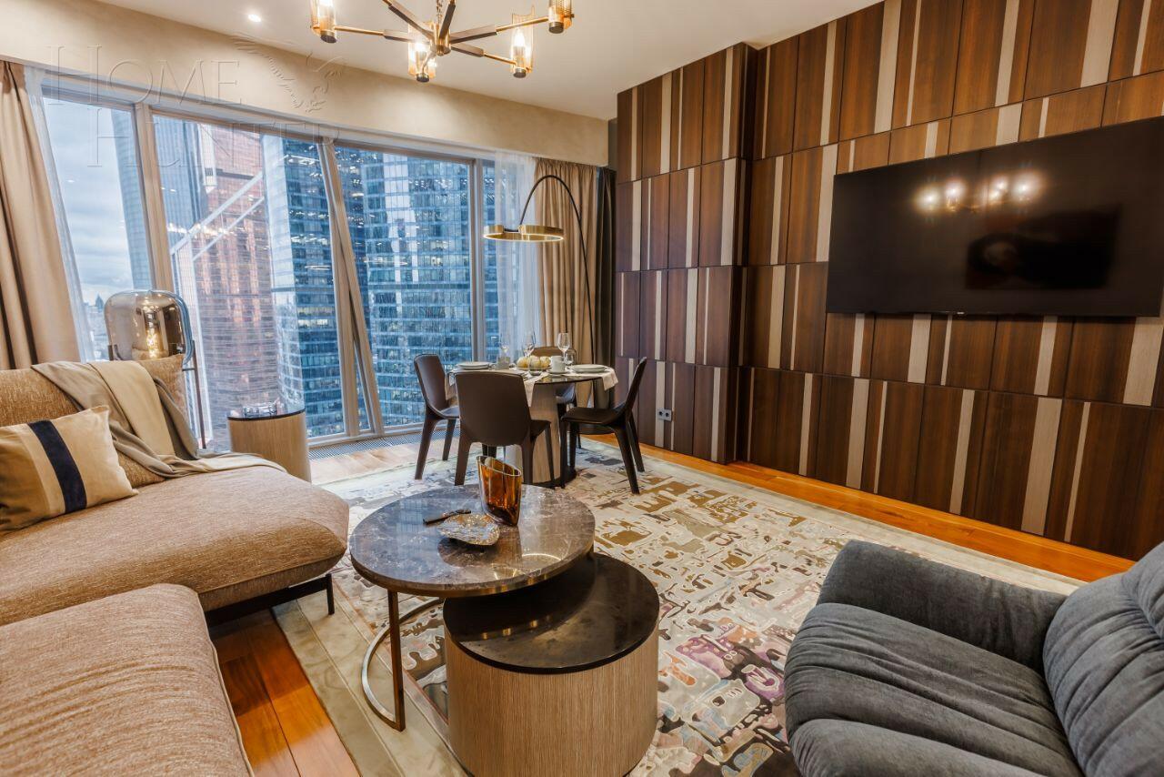 2-КОМН. АПАРТАМЕНТЫ С ОТДЕЛКОЙ 95.4 М² НА 30 ЭТАЖЕ