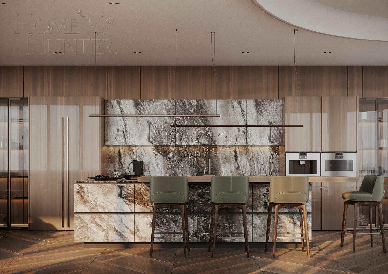 5-КОМН. ПЕНТХАУС БЕЗ ОТДЕЛКИ 255 М² НА 12 ЭТАЖЕ