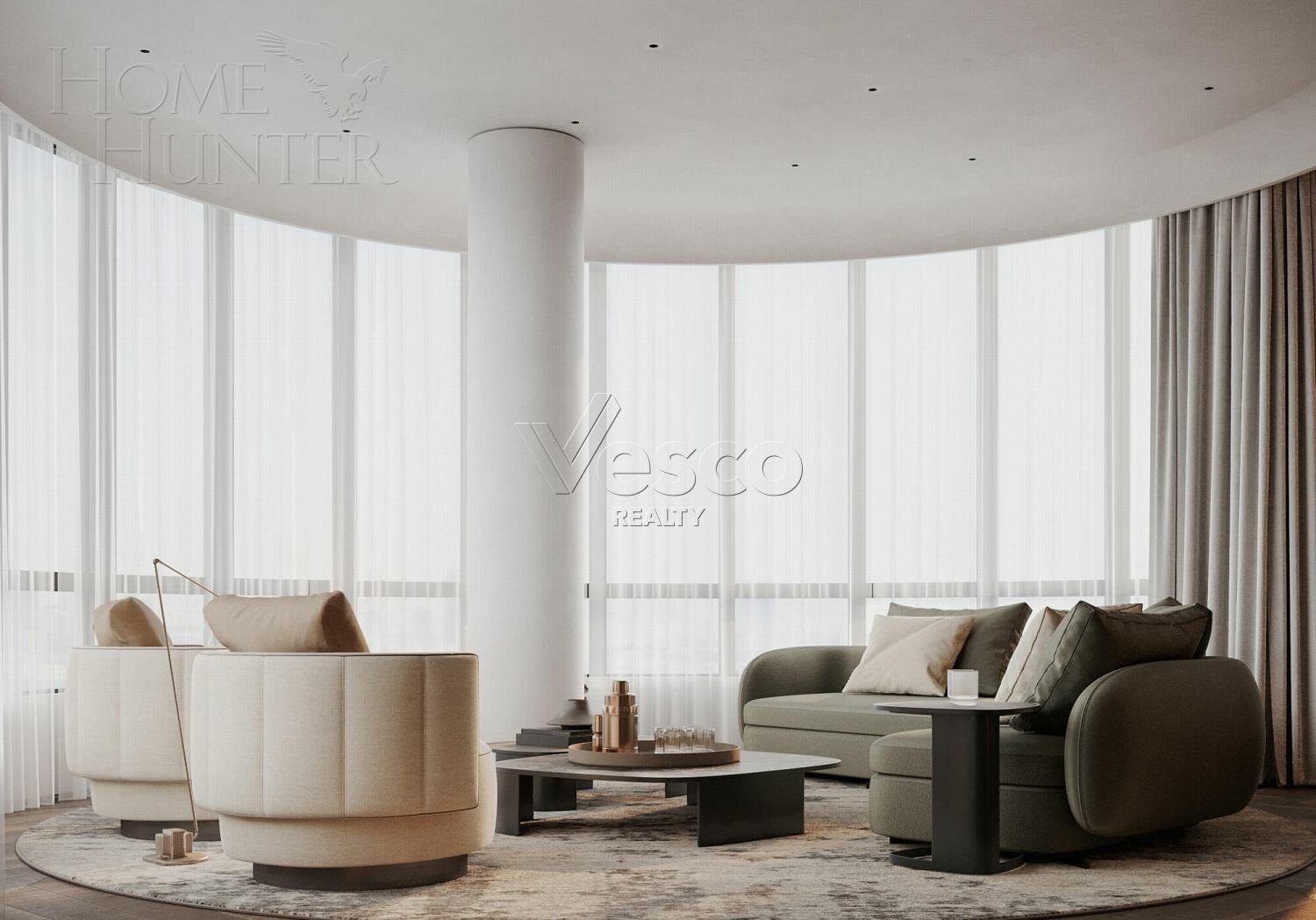 5-КОМН. ПЕНТХАУС БЕЗ ОТДЕЛКИ 255 М² НА 12 ЭТАЖЕ