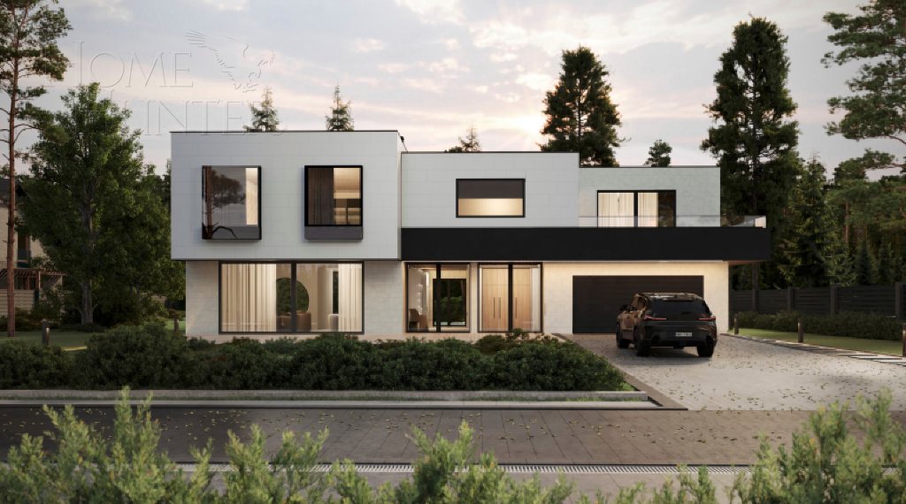 2-этажный коттедж 603 м² без отделки