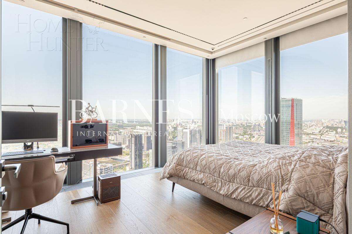 2-КОМН. АПАРТАМЕНТЫ С ОТДЕЛКОЙ 85.7 М² НА 51 ЭТАЖЕ