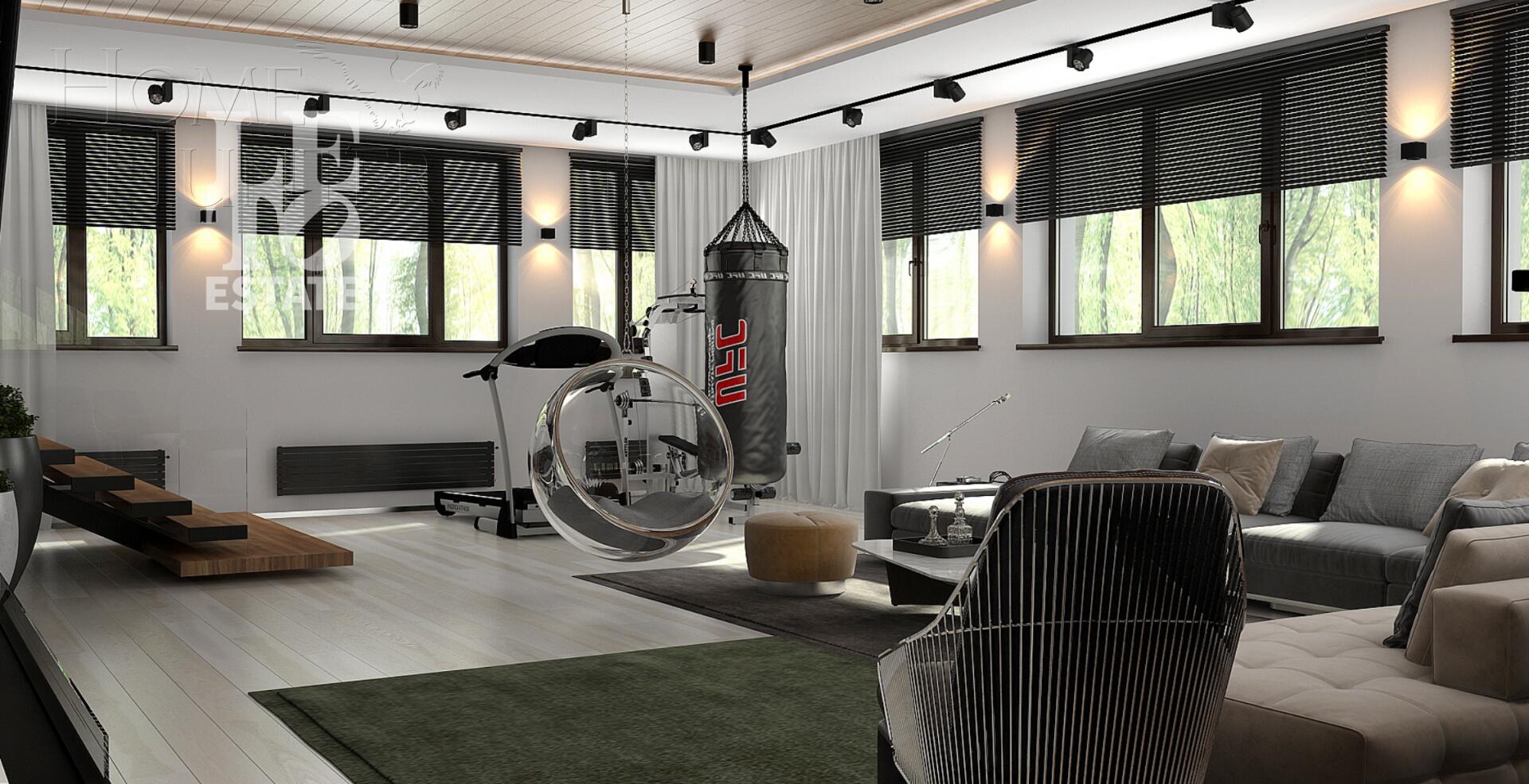 2-этажный коттедж 703 м² без отделки