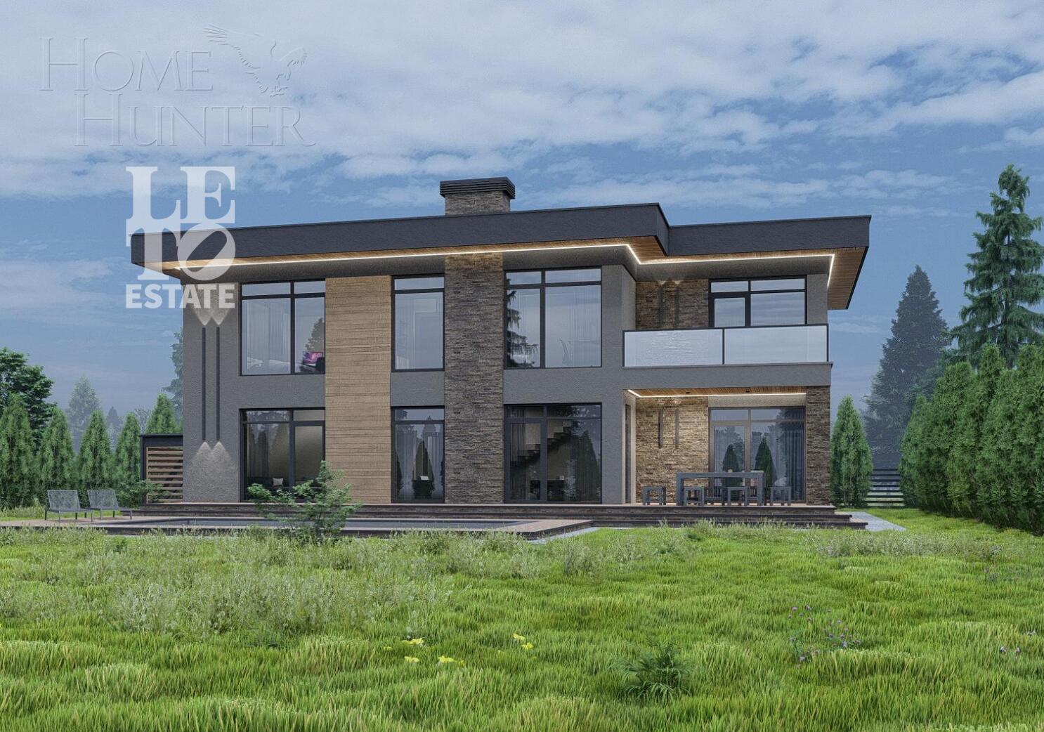 2-этажный коттедж 289 м² без отделки