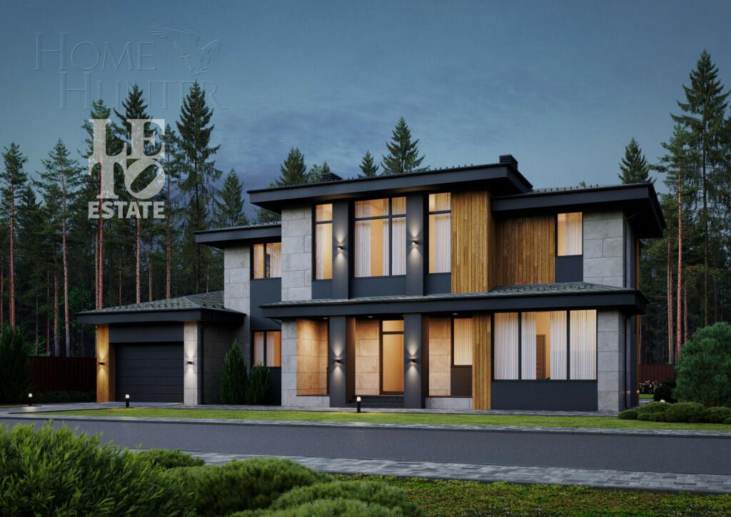 2-этажный коттедж 305 м² без отделки