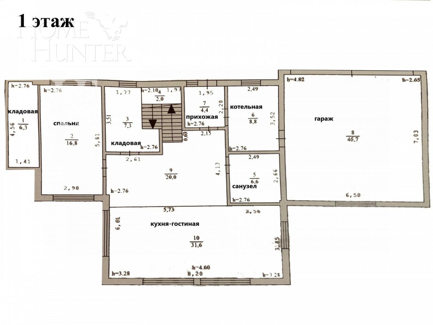 2-этажный коттедж 220 м² с отделкой