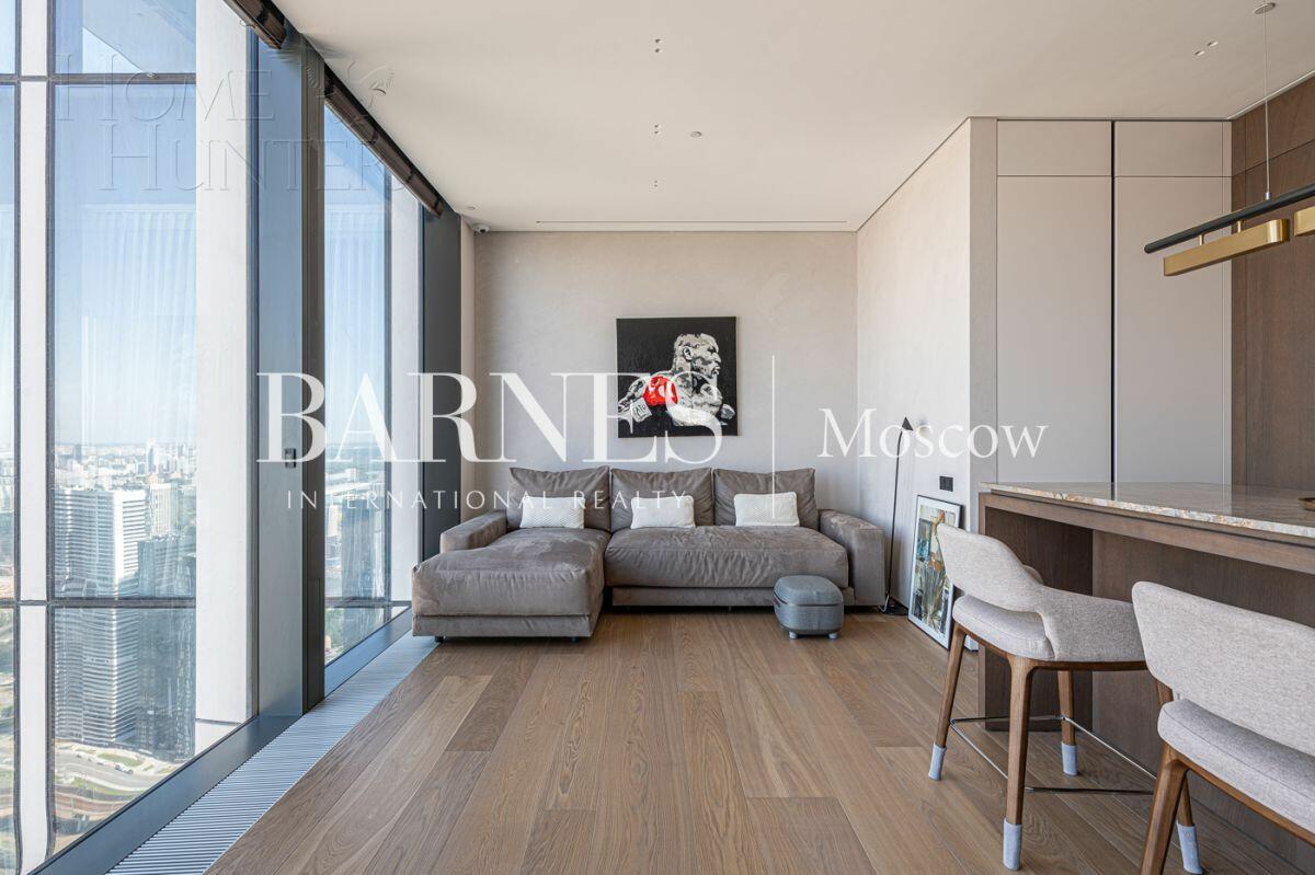 2-КОМН. АПАРТАМЕНТЫ С ОТДЕЛКОЙ 85.7 М² НА 51 ЭТАЖЕ