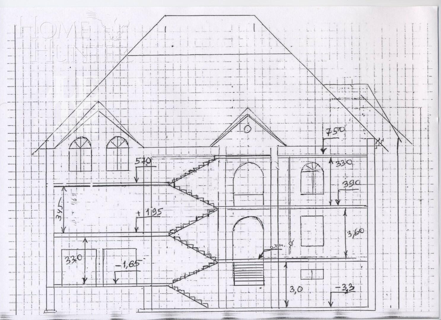 3-этажный коттедж 1 319 м² с отделкой