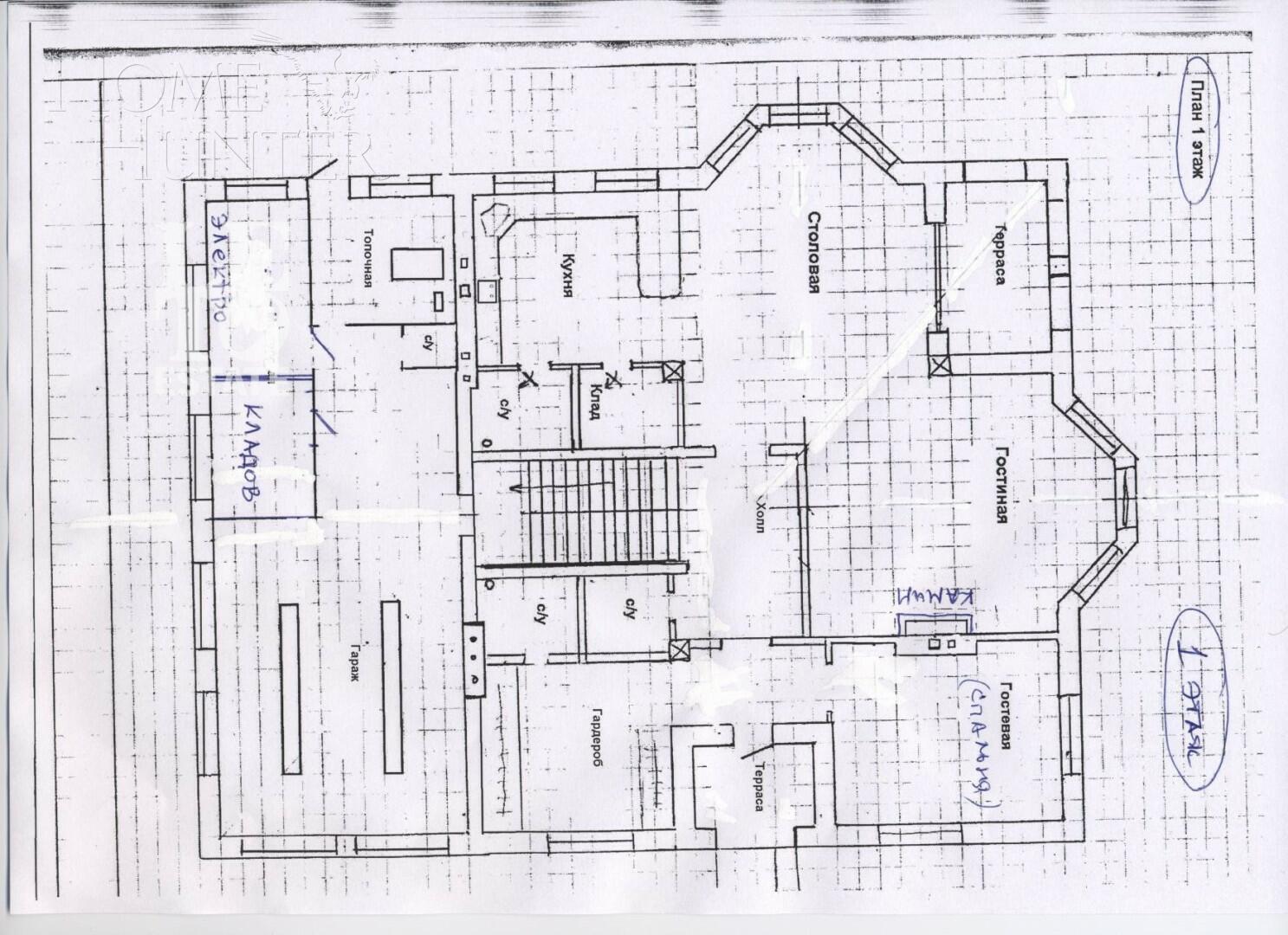 3-этажный коттедж 1 319 м² с отделкой