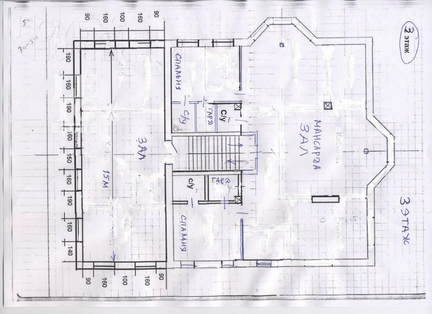 3-этажный коттедж 1 319 м² с отделкой