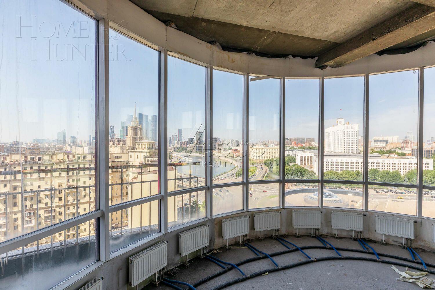 5-КОМН. ПЕНТХАУС БЕЗ ОТДЕЛКИ 255 М² НА 12 ЭТАЖЕ