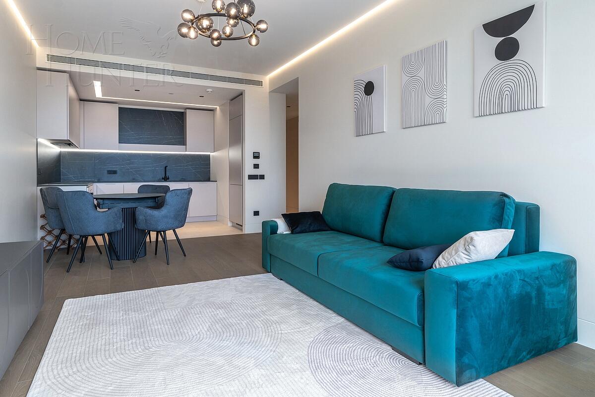 3-КОМН. АПАРТАМЕНТЫ С ОТДЕЛКОЙ 83.7 М² НА 20 ЭТАЖЕ