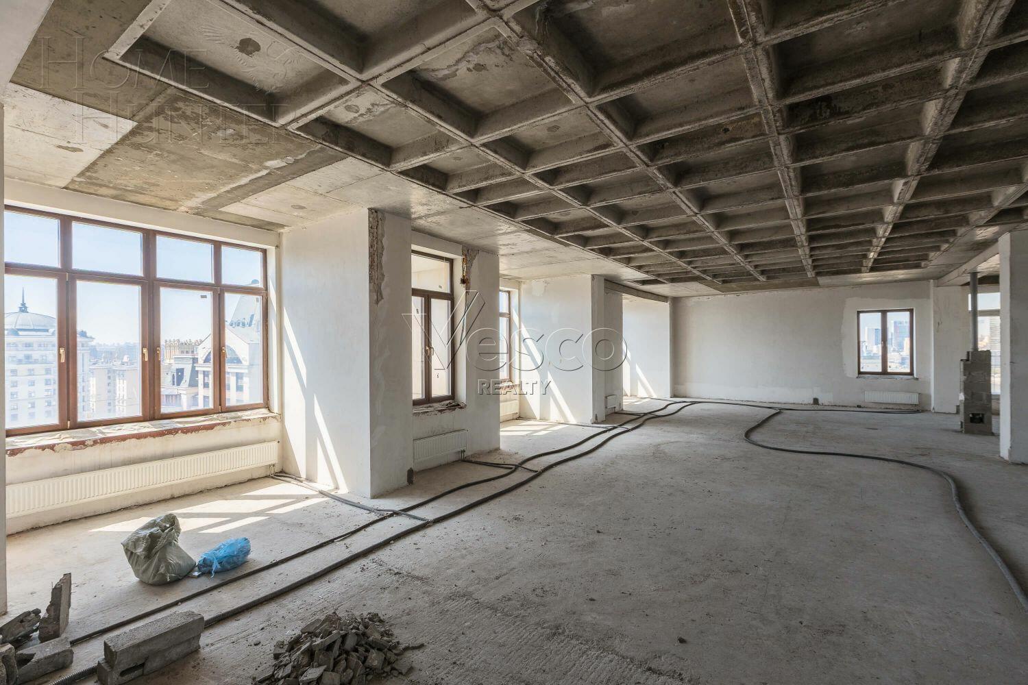 5-КОМН. ПЕНТХАУС БЕЗ ОТДЕЛКИ 255 М² НА 12 ЭТАЖЕ