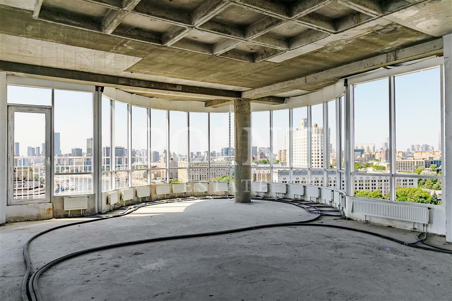 9-КОМН. ПЕНТХАУС БЕЗ ОТДЕЛКИ 435 М² НА 12 ЭТАЖЕ