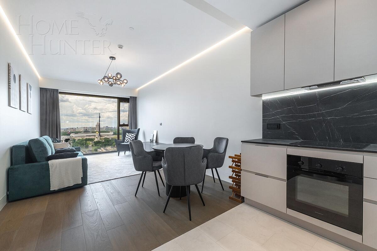 3-КОМН. АПАРТАМЕНТЫ С ОТДЕЛКОЙ 83.7 М² НА 20 ЭТАЖЕ