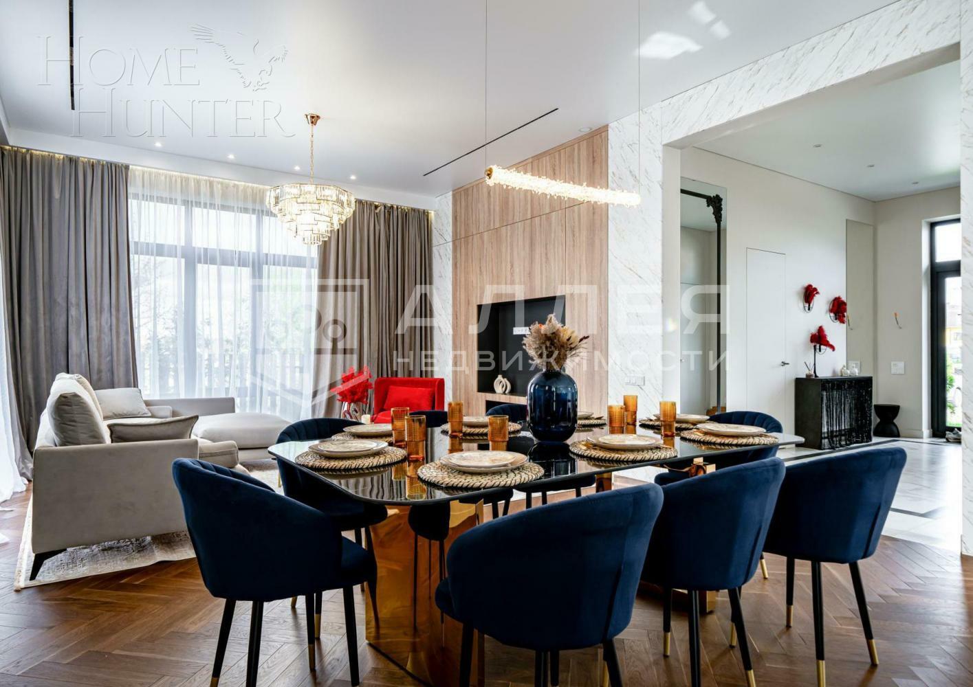 2-этажный коттедж 316 м² с отделкой