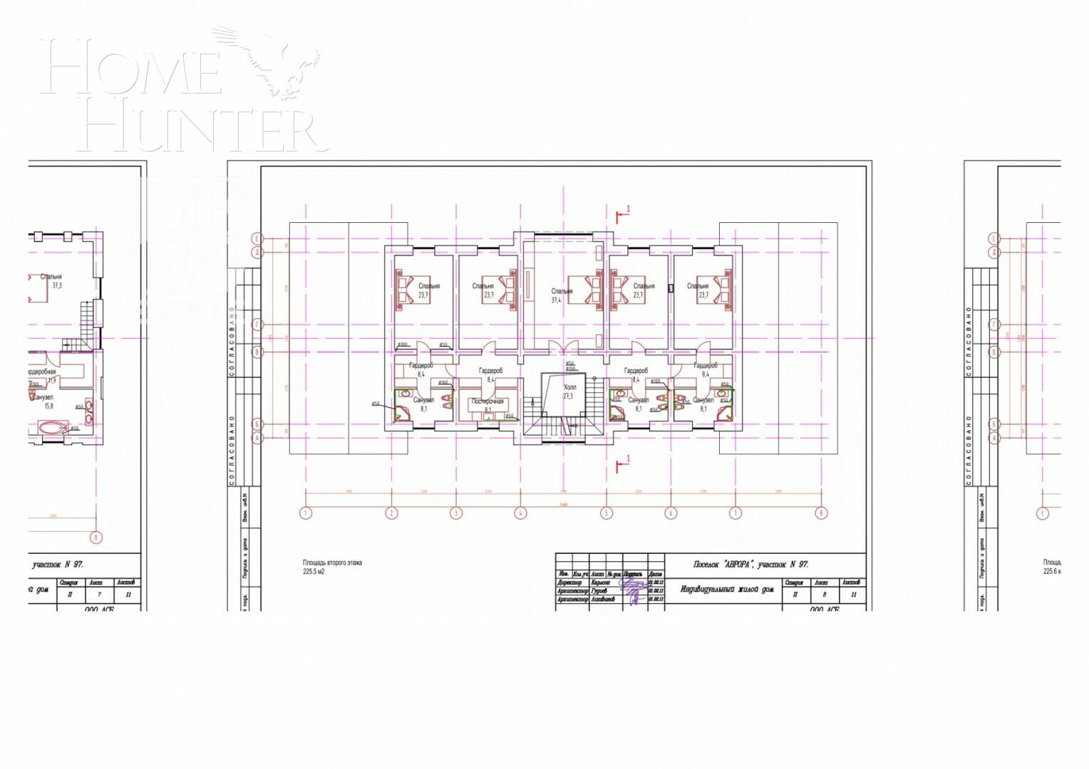 2-этажный коттедж 1 050 м² без отделки