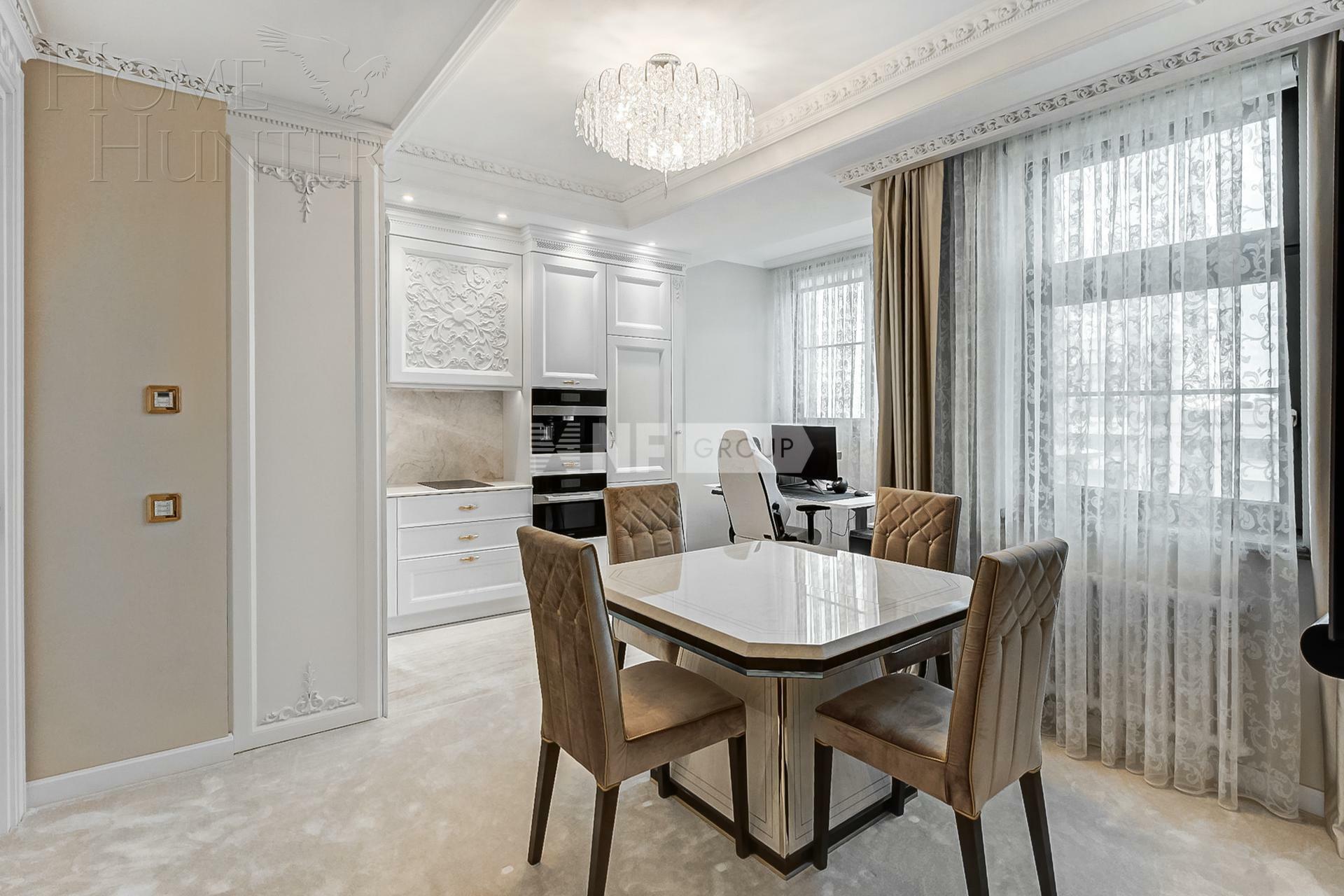 4-КОМН. КВАРТИРА С ОТДЕЛКОЙ 192.9 М² НА 19 ЭТАЖЕ