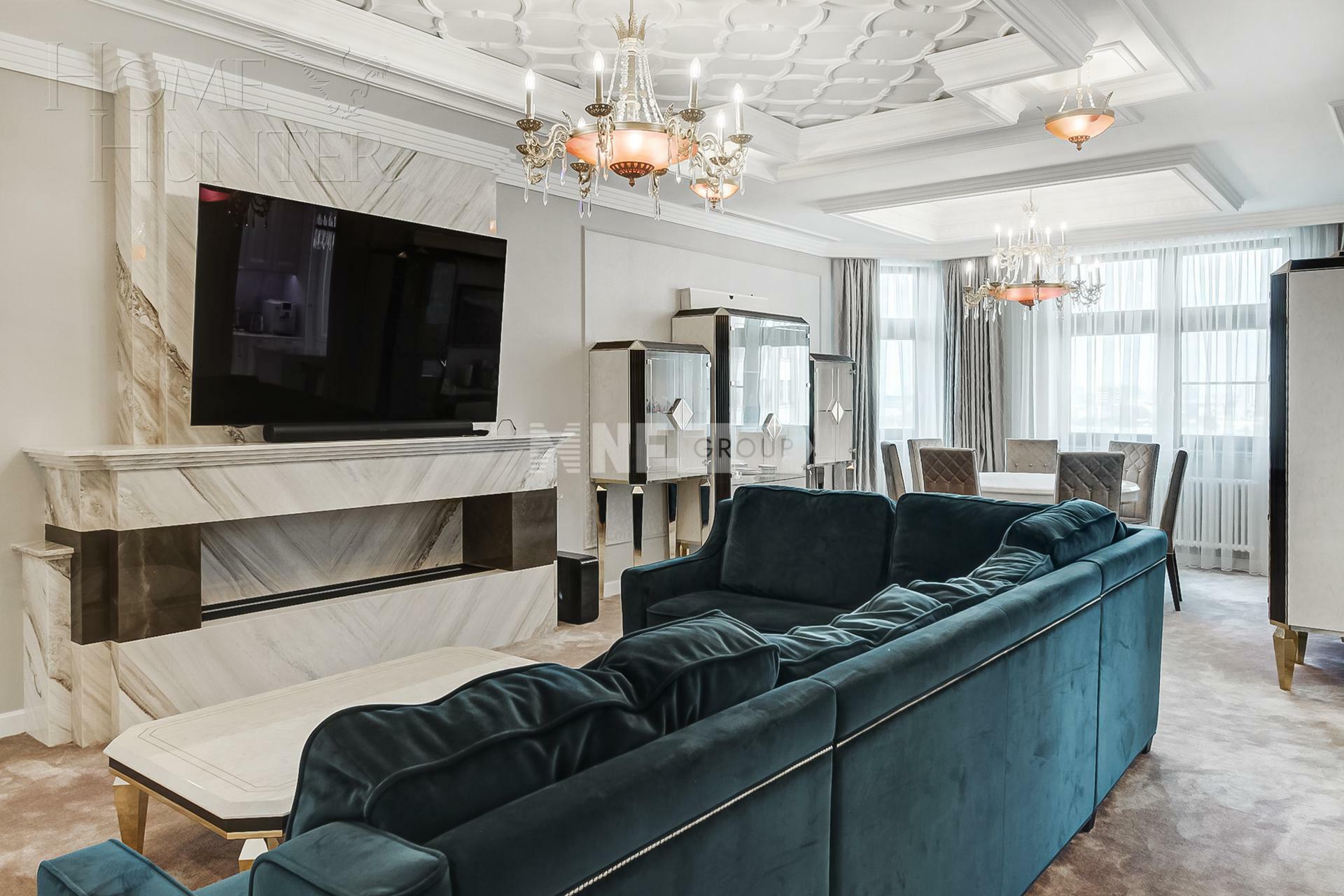 4-КОМН. КВАРТИРА С ОТДЕЛКОЙ 192.9 М² НА 19 ЭТАЖЕ