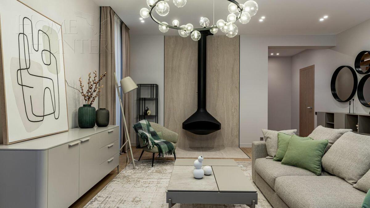 2-этажный коттедж 370 м² с отделкой