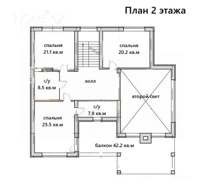 3-этажный коттедж 429 м² с отделкой