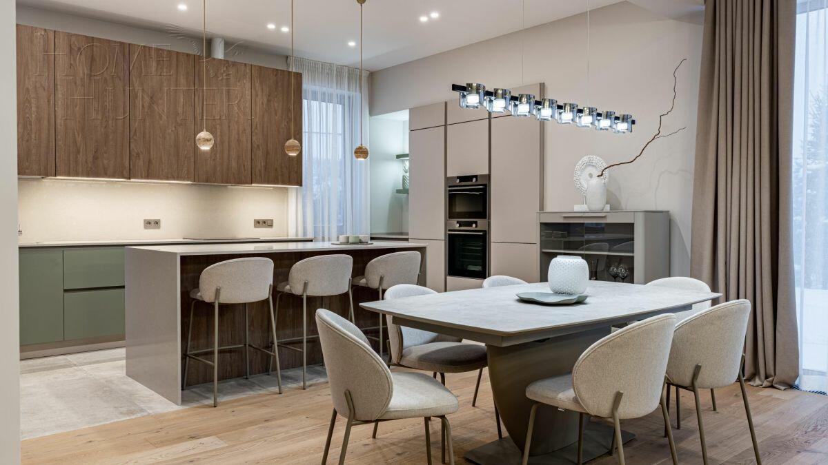 2-этажный коттедж 370 м² с отделкой