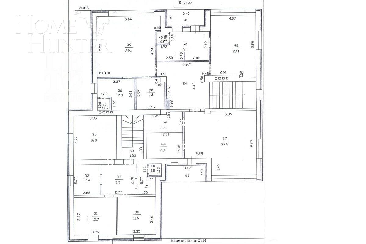 2-этажный коттедж 1 080 м² с отделкой