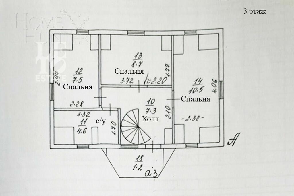 3-этажный коттедж 150 м² с отделкой