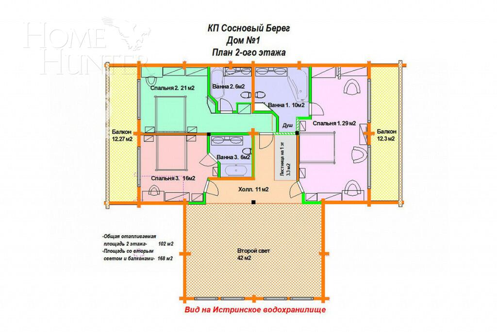 2-этажный коттедж 400 м² с отделкой
