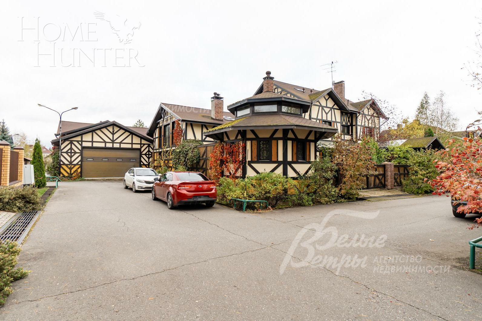 3-этажный коттедж 530 м² без отделки